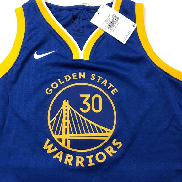 New Golden State Warriors Curry 30 Swingman Icon Edition Jersey Size XL Nike B4 - Picture 3 of 6